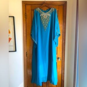 GUC Abaya Turquoise XL